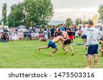 Small photo of London, England, UK - August 04, 2019:Kabaddi a contact sports emphasise require physical contact between players
