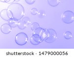 Beautiful Purple Soap Bubbles...