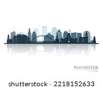 Rochester Skyline Silhouette...