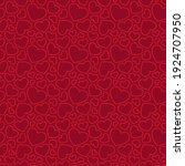 Red Hearts Seamless Pattern....