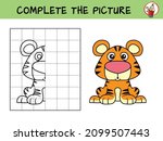 complete the picture of a... | Shutterstock .eps vector #2099507443