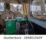 Old Diesel Locomotive Cab ...
