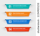 infographic banners. color... | Shutterstock .eps vector #1154905153