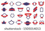 badges with ribbons. different... | Shutterstock .eps vector #1505014013