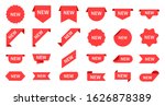 new arrival. red product labels ... | Shutterstock .eps vector #1626878389