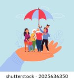 family life insurance.... | Shutterstock .eps vector #2025636350