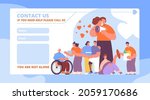 volunteering help. volunteers... | Shutterstock .eps vector #2059170686