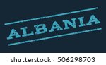 albania watermark stamp. text... | Shutterstock .eps vector #506298703