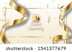 grand opening sparkling banner. ... | Shutterstock . vector #1541377679