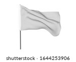 white waving flag template.... | Shutterstock .eps vector #1644253906