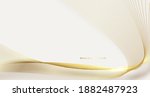 abstract gold light threads... | Shutterstock .eps vector #1882487923