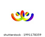 vector lgbtqa logo symbol.... | Shutterstock .eps vector #1991178359