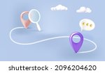 search for the location of the... | Shutterstock .eps vector #2096204620