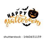  happy halloween   cute hand... | Shutterstock .eps vector #1460651159