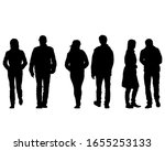 young man and woman walking... | Shutterstock .eps vector #1655253133