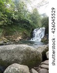 Small photo of veracruz park Waterfall in Xalapa, Texolo Xico Mexico