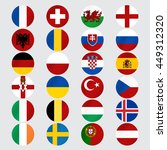 flags of europe. vector... | Shutterstock .eps vector #449312320