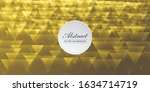 abstract crystal yellow... | Shutterstock .eps vector #1634714719