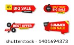 set of sale tags. sale ... | Shutterstock .eps vector #1401694373