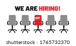 we are hiring  open vacancy.... | Shutterstock .eps vector #1765732370