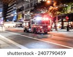 New york  ny usa fire truck...