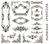 ornamental design lace borders... | Shutterstock .eps vector #1935472156