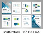 infographic brochure elements... | Shutterstock .eps vector #1141111166