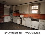 Kitchen Of An Abandoned...