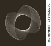 spirograph abstract element on...