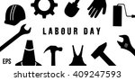 international labour day concept | Shutterstock .eps vector #409247593