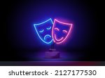 Theatrical Mask Neon Sign....