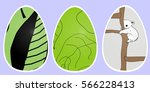 easter eggs | Shutterstock . vector #566228413