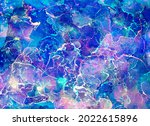 unicorn background . fantasy... | Shutterstock . vector #2022615896