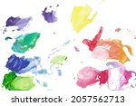 abstract acrylic brush strokes... | Shutterstock .eps vector #2057562713