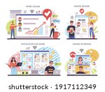 human resources online service... | Shutterstock .eps vector #1917112349