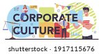 corporate culture typographic... | Shutterstock .eps vector #1917115676