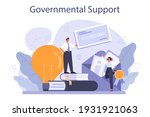 governmental support. business... | Shutterstock .eps vector #1931921063