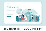 politician web banner or... | Shutterstock .eps vector #2006446559