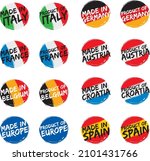 a set of color brands made in... | Shutterstock .eps vector #2101431766