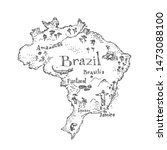 Old Map Of Brazil And Amazonia Free Stock Photo - Public Domain Pictures