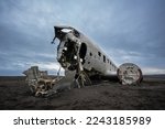 Abandoned DC-3 Airplane on Solheimasandur beach, Iceland