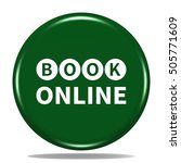 book online icon. internet... | Shutterstock . vector #505771609