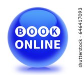 book online icon. internet... | Shutterstock . vector #646417093