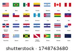 america flags pack  american... | Shutterstock .eps vector #1748763680
