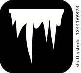 illustration icicle icon  | Shutterstock . vector #1344169823