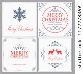 merry christmas and new year... | Shutterstock .eps vector #1172278369