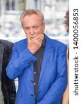 Small photo of Cannes France, May 16,2019, Udo Kier at the photocall for "Bacurau" during the 72nd annual Cannes Film Festival