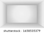 empty white room. empty blank... | Shutterstock .eps vector #1658535379