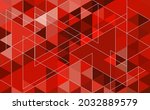 abstract geometry  triangle red ... | Shutterstock .eps vector #2032889579