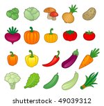 vegetables | Shutterstock .eps vector #49039312